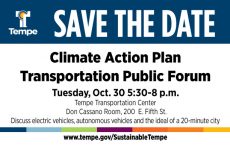 Tempe to host Climate Action Plan Transportation Forum